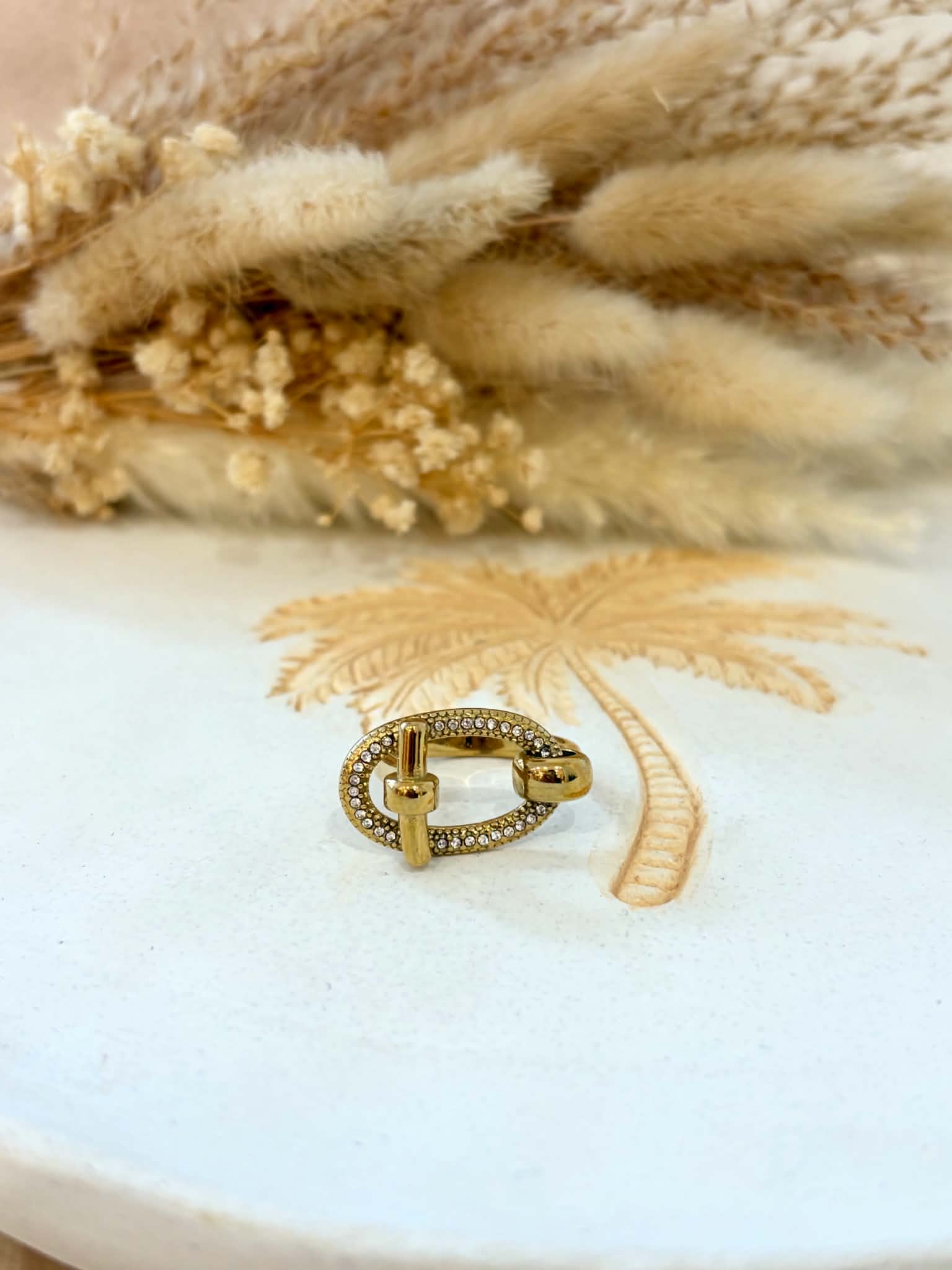 Bague Sania en acier inoxydable