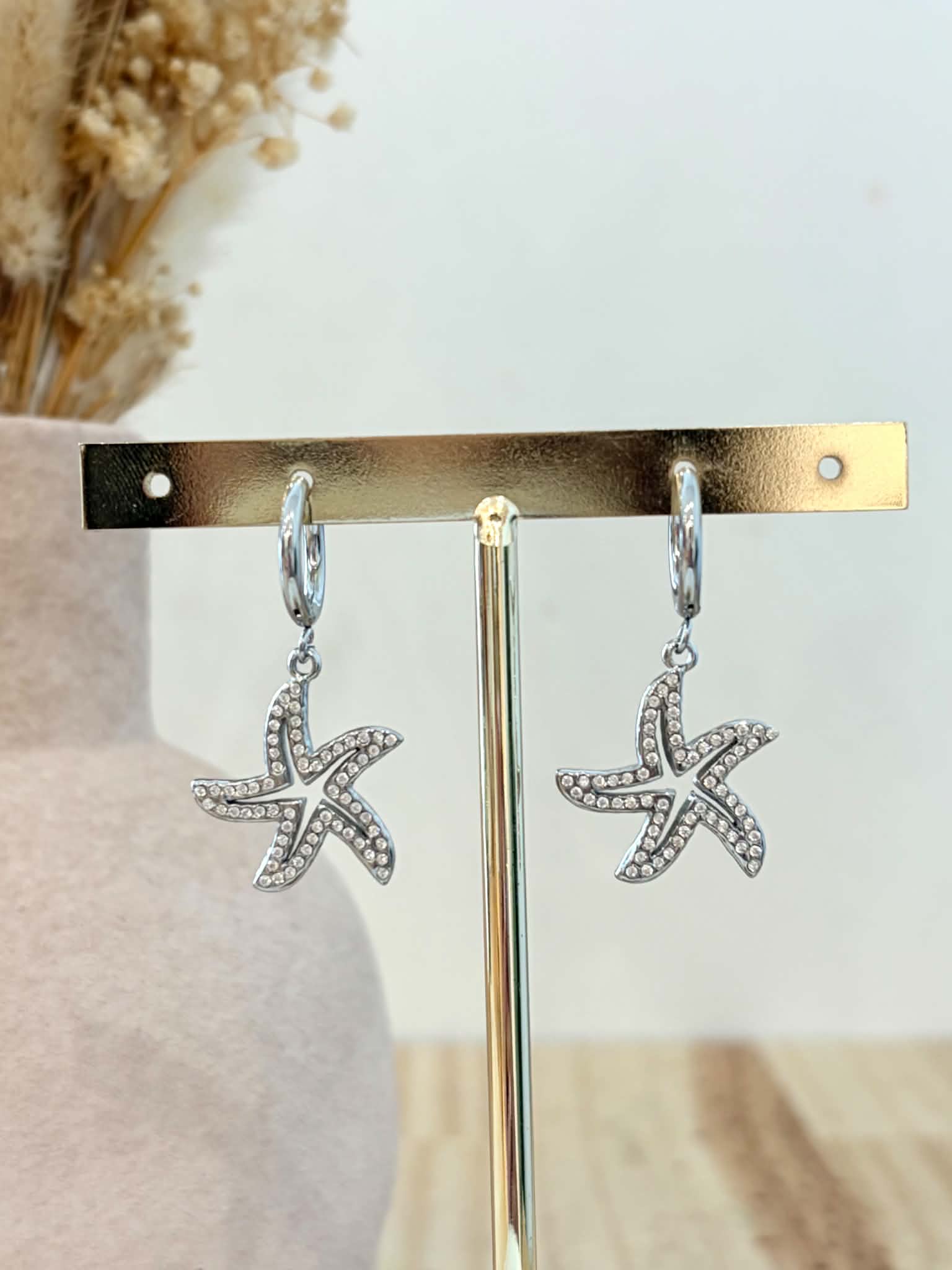 Boucles d'oreilles Ana en acier inoxydable