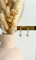 Boucles d'oreilles Ezra en acier inoxydable