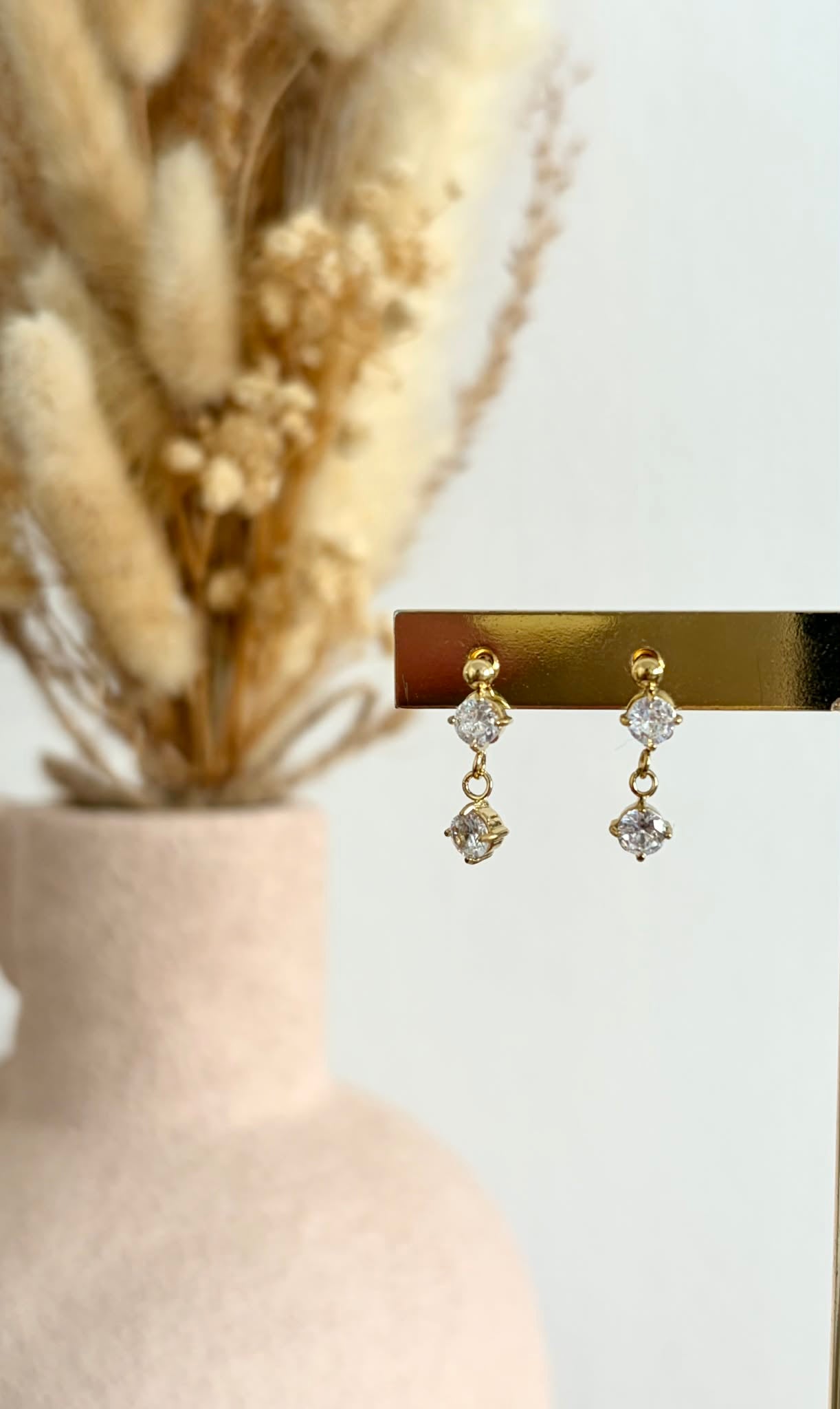 Boucles d'oreilles Ezra en acier inoxydable