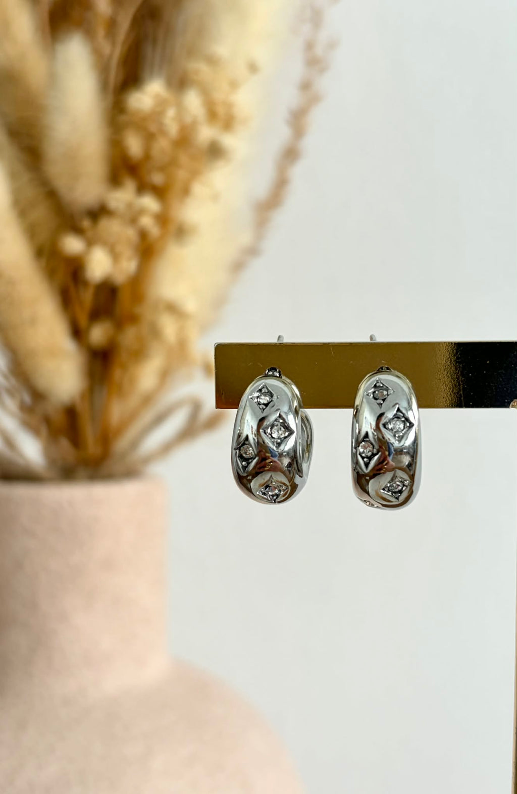Boucles d'oreilles Esmee en acier inoxydable