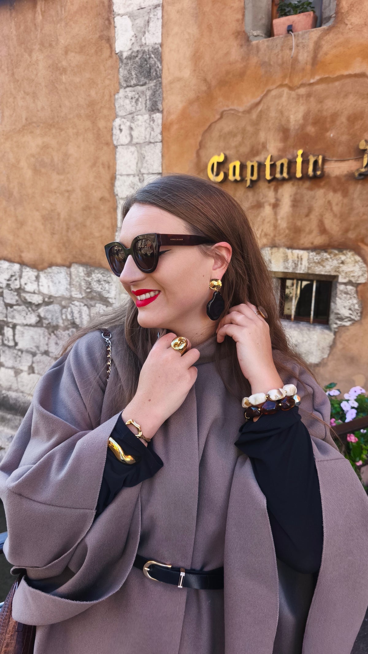 Boucles d'oreilles Edwige en acier inoxydable