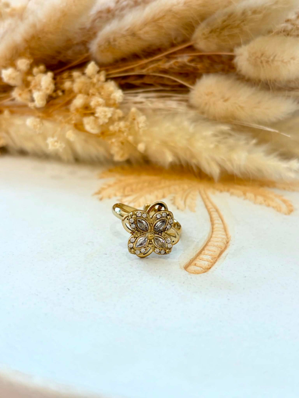 Bague Aura anti-stress en acier