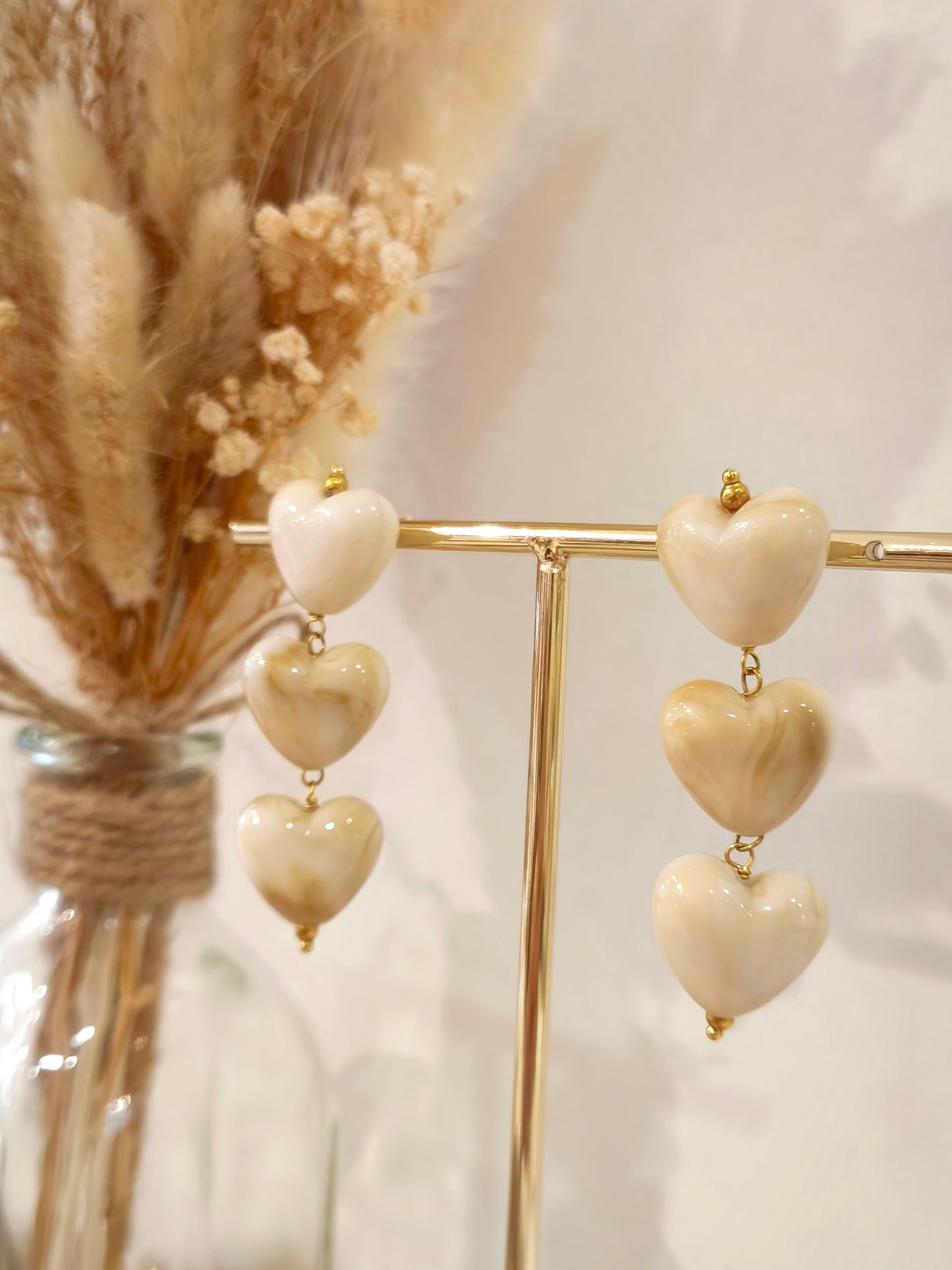 Boucles d'oreilles Irina en acier inoxydable