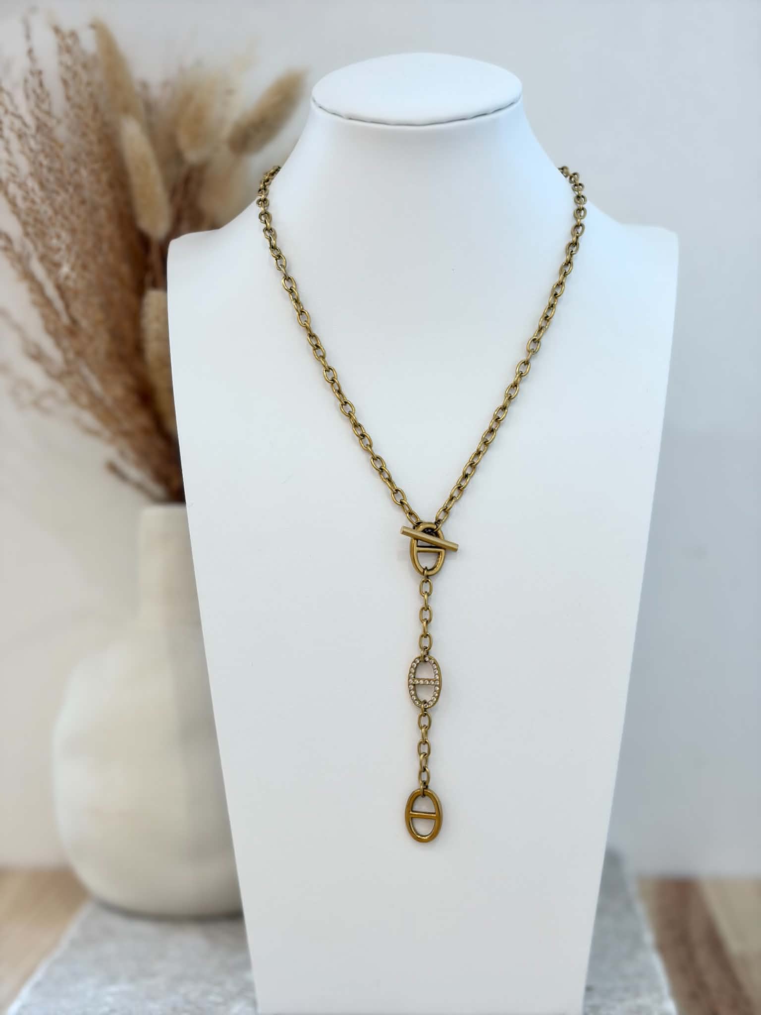 Collier Agathe en acier inoxydable