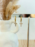 Boucles d'oreilles Elise en acier inoxydable